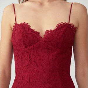 Fame and Partners red dress size 2 perfect conditi